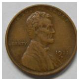 1911 D Lincoln Wheat Cent