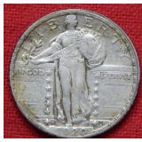 1920 S Standing Liberty Silver Quarter