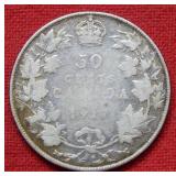 1917 Canada Half Dollar Coin