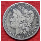 1902 S Morgan Silver Dollar Coin