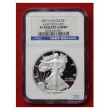 2007 W Silver Eagle 1 oz NGC PF70 Ultra Cameo