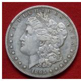 1895 S Morgan Silver Dollar Coin
