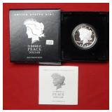 2023 S Peace Silver Dollar with COA