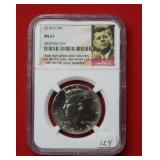 2018 D Kennedy Half Dollar NGC