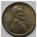 1938 Lincoln Cent - Brown