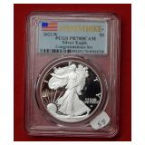 2022 W Silver Eagle PCGS PR70 DCAM