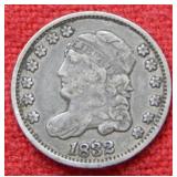 1832 Bust Half Dime - Rev Cut