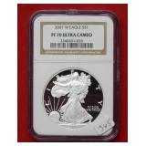 2007 W Silver Eagle Coin NGC PF70 Ultra Cameo