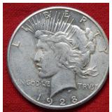 1928 Peace Silver Dollar
