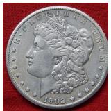 1902 S Morgan Silver Dollar Coin