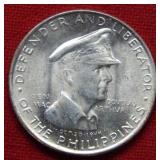 1947 S Philippines McArthur 50 Centavos