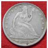 1874 Standing Liberty Half Dollar