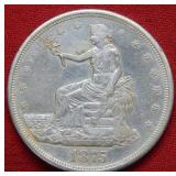 1875 CC Silver Trade Dollar