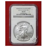 2015 W Silver Eagle NGC MS69 - Burnished