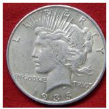 1935 S Peace Silver Dollar Coin