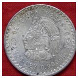 1948 Mexico 5 Peso Coin