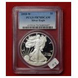 2010 W Silver Eagle PCGS PR70 DCAM