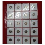 (20) Proof Roosevelt Dimes back to 1969