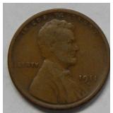 1911 S Lincoln Wheat Cent