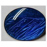 Beautiful Blue Iridescent Broach