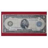 1914 $5 Federal Reserve Note