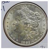1882 CC Morgan Silver Dollar Coin