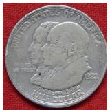 1923 S Monroe Doctrine Comm Silver Half Dollar
