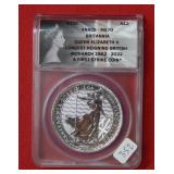2022 Britannia 1oz Silver ANACS MS70