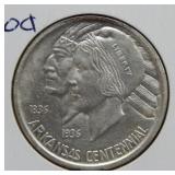 1936 Arkansas Commemorative Half Dollar Coin