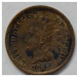 1866 Indian Head Cent - Grainy