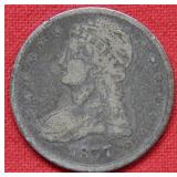 1837 Bust Silver Half Dollar - Reeded Edge