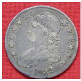 1832 Capped Bust Silver Half Dollar