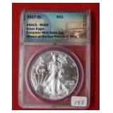 2017 (S) Silver Eagle ANACS MS69