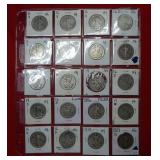 (20) Walking Liberty Silver Halves back to 1916 D