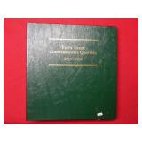 Lot of State Quarters - with free book 73 coins