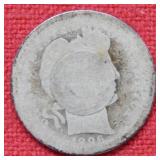 1896 S Barber Silver Dime