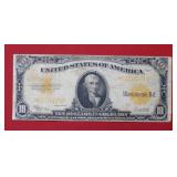 1922 $10 Gold Certificate