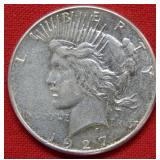1927 S Peace Silver Dollar