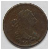 1806 Half Cent - Early Date - Rotated Die