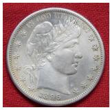1896 S Barber Silver Half Dollar