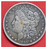 1890 Morgan Silver Dollar Coin