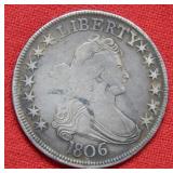 1806 Bust Silver Half Dollar