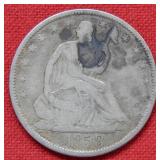 1858 O Seated Liberty Half Dollar - No Motto