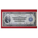 1918 $1 National Currency - NY Fed Res