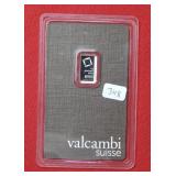 Valcambi 1 Gram Platinum 999.5