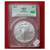2024 Silver Eagle 1oz CAC MS70