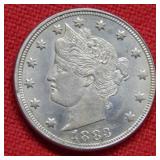 1883 Liberty Head Nickel - No Cents
