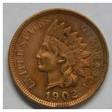1902 Indian Head Cent Coin