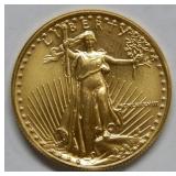1988 Gold Eagle 1/2 oz Gold Coin - Rare