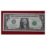 1999 $1 Federal Reserve Note - Error